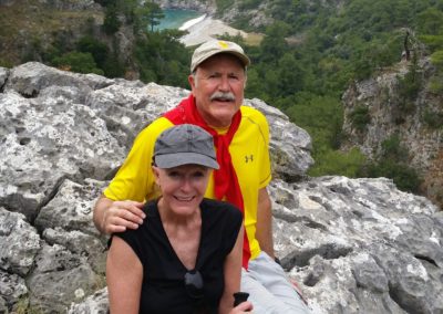 Diana and Lee in Turkey, in 2014