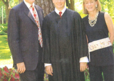Family photo from Will's graduation