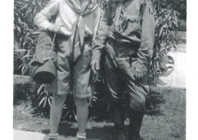 Lee's father scout photo