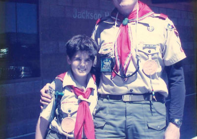 Vintage scout photo with Will