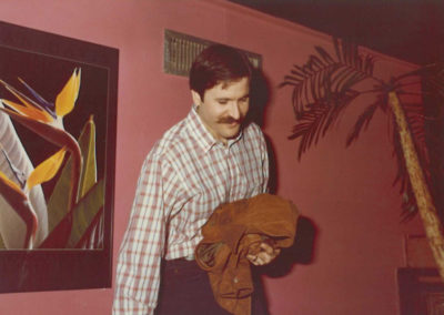 An old photo of Lee Kaplan