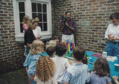 Lee Kaplan at a birthday party.