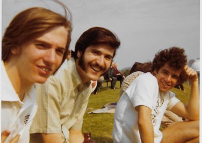 Lee in the Spring of 72 with two friends