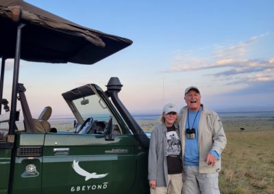 Lee and Diane on a trip