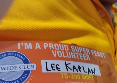 Lee Kaplan's volunteer badge