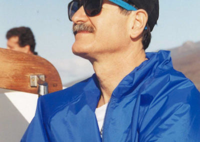Lee at an outdoor event