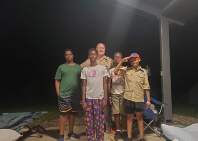 Will with troop members