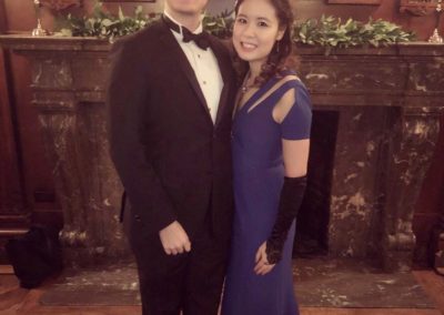 Queenie and Will at wedding