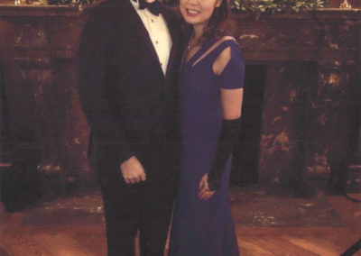 Will and Queenie at a wedding.